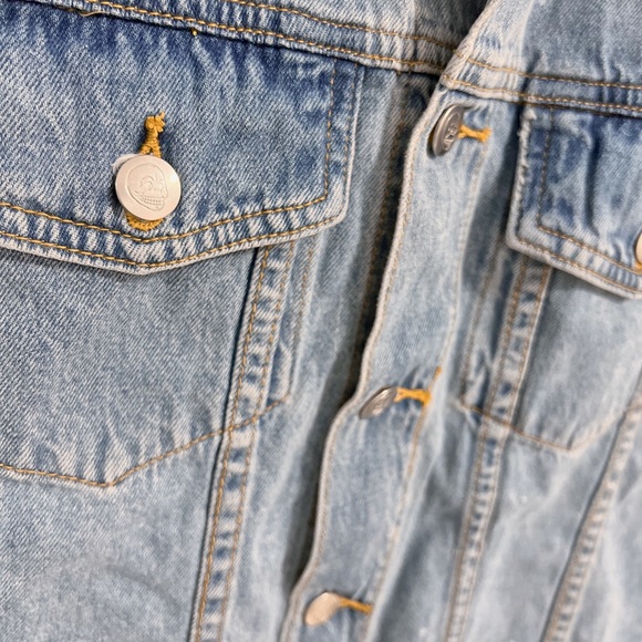 ✨ NWT ✨ CHEAP MONDAY - Taylor oversized denim vest - Light wash - Picture 4 of 6